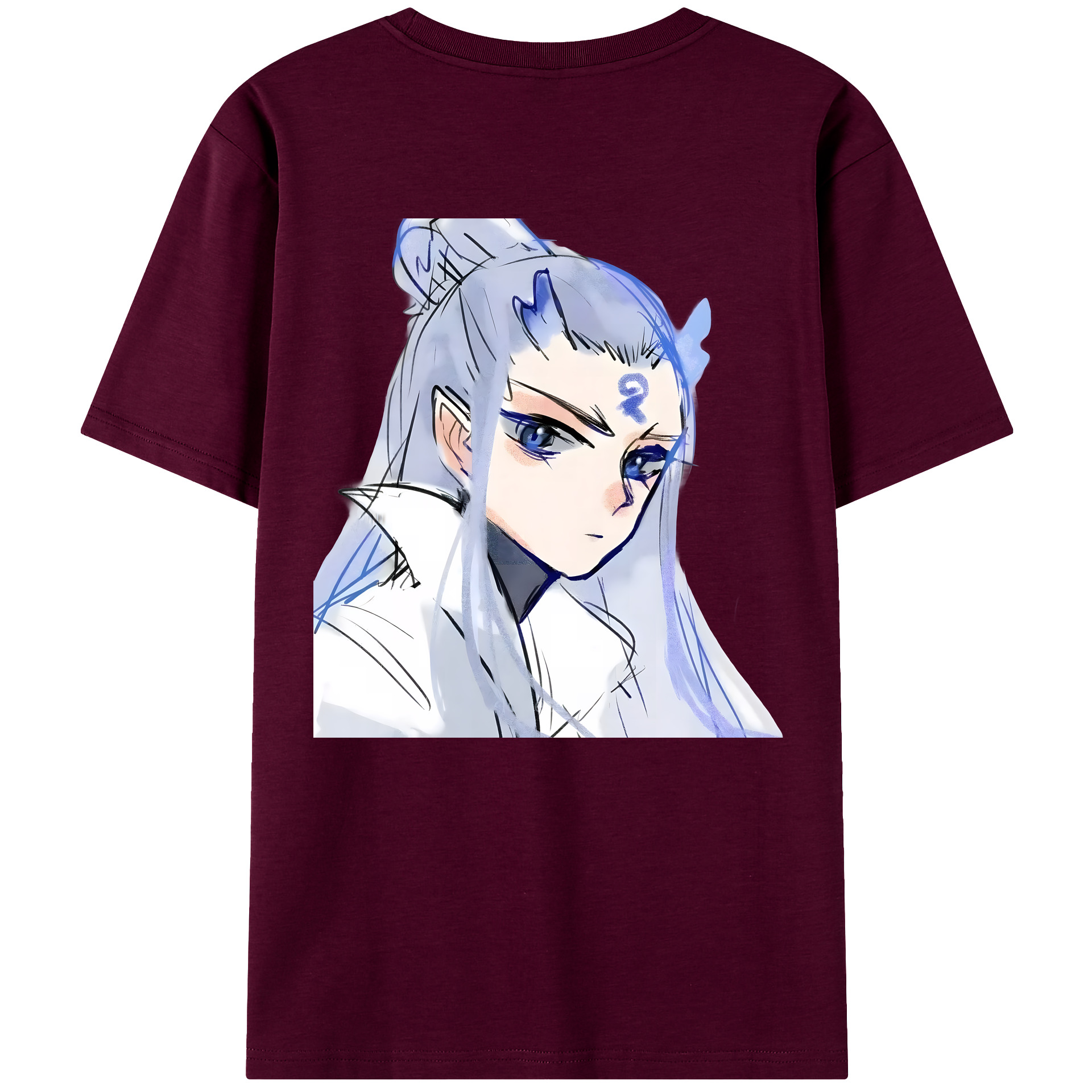 （画像用） Ne Zha 2 ナタ 魔童の大暴れ レディース半袖Tシャツ(バックプリント)